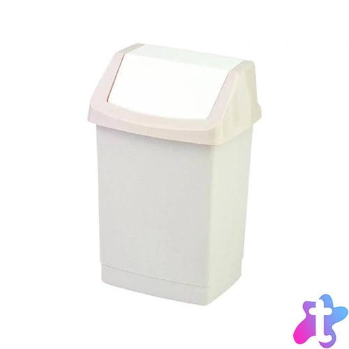 Billenős szemetes, 25 l, CURVER "Click-It", szavanna