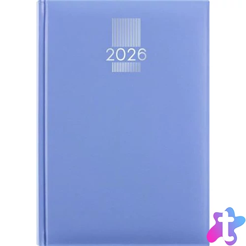 Naptár, tervező, A5, heti, DAYLINER, "MyPastel", kék