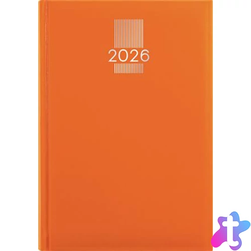Naptár, tervező, A5, heti, DAYLINER, "MyPastel", narancs