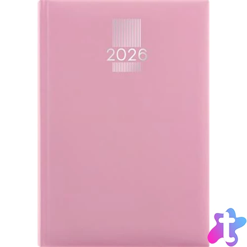 Naptár, tervező, A5, heti, DAYLINER, "MyPastel", púder