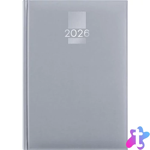 Naptár, tervező, A5, heti, DAYLINER, "MyPastel", szürke