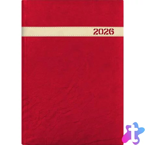 Naptár, tervező, B5, heti, DAYLINER, "The Boss", bordó