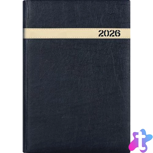 Naptár, tervező, B5, heti, DAYLINER, "The Boss", fekete