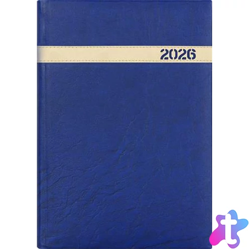 Naptár, tervező, B5, heti, DAYLINER, "The Boss", kék