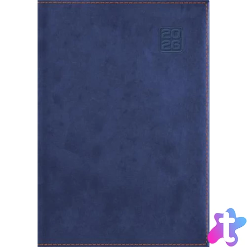 Naptár, tervező, B5, heti, DAYLINER "Square", kék