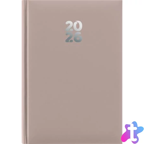 Naptár, tervező, A5, heti, DAYLINER, "Pannon", natúr