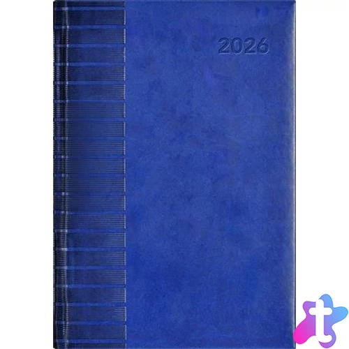 Naptár, tervező, B5, heti, DAYLINER, "Tucson", kék