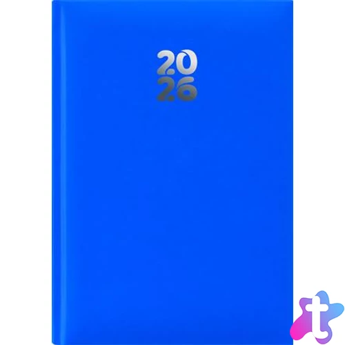 Naptár, tervező, A5, napi, DAYLINER "Pannon", kék