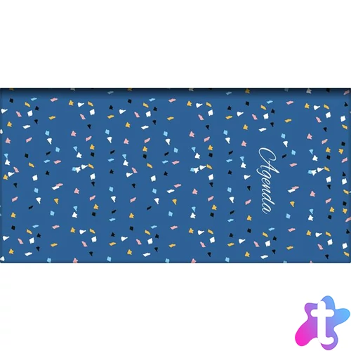 Zsebnaptár, fekvő elrendezésű, DAYLINER, "Colors Sky"