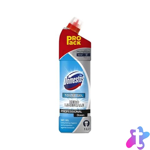 WC tisztító gél, 1 l, DOMESTOS "Professional", óceán