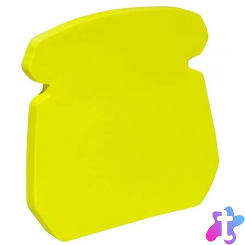 Öntapadó jegyzettömb, telefon alakú, 50 lap, DONAU, sárga