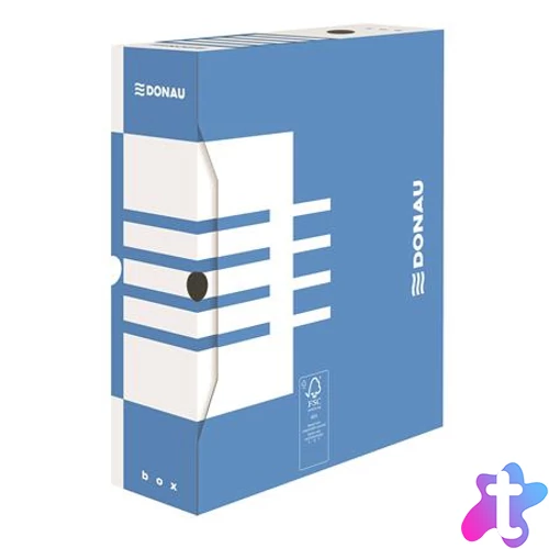 Archiválódoboz, A4, 100 mm, karton, DONAU, kék