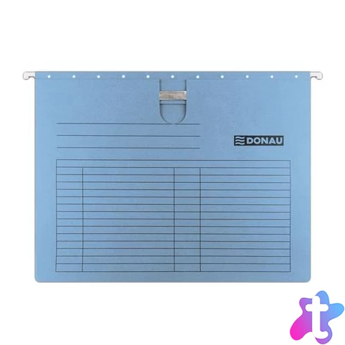 Függőmappa, gyorsfűzős, karton, A4, DONAU, kék