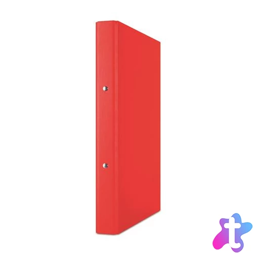 Gyűrűs könyv, 2 gyűrű, 35 mm, A4, PP/karton, DONAU, piros