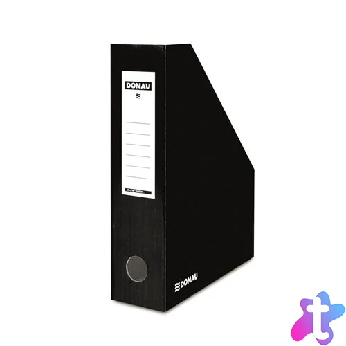 Iratpapucs, karton, 80 mm, DONAU, fekete