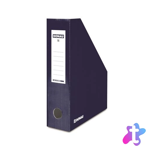 Iratpapucs, karton, 80 mm, DONAU, sötétkék