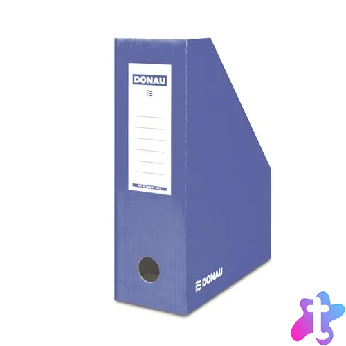 Iratpapucs, karton, 100 mm, DONAU, kék