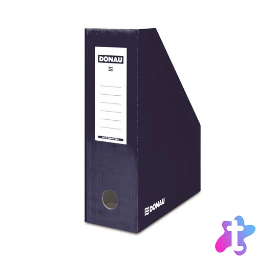 Iratpapucs, karton, 100 mm, DONAU, sötétkék