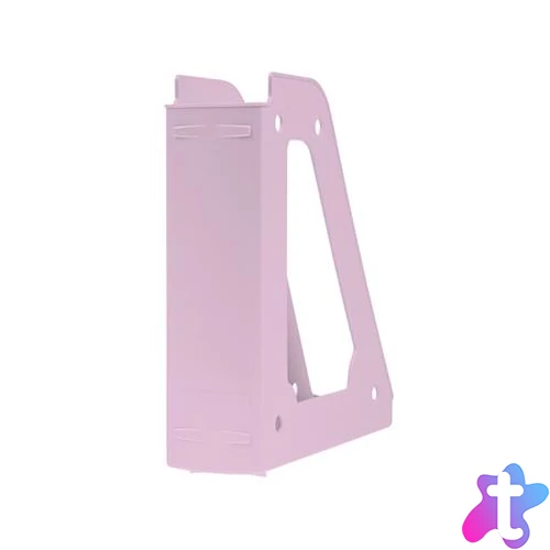 Iratpapucs, műanyag, 70 mm, DONAU, pasztell-lila