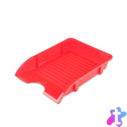 Irattálca, műanyag, törhetetlen, DONAU "Solid", piros