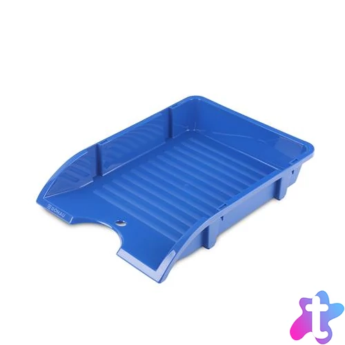 Irattálca, műanyag, törhetetlen, DONAU "Solid", kék