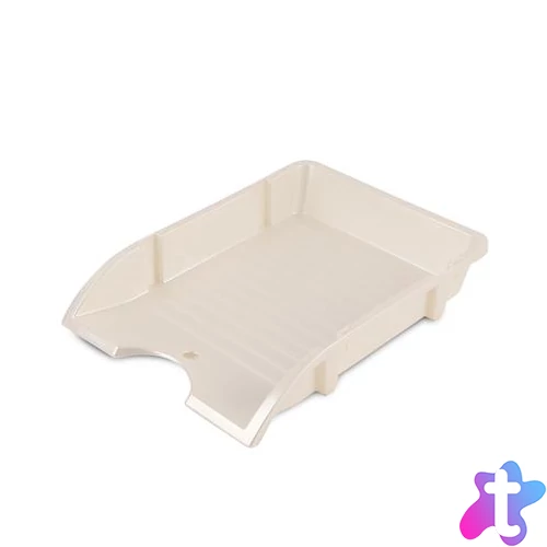 Irattálca, műanyag, törhetetlen, DONAU "Solid", gyöngyház