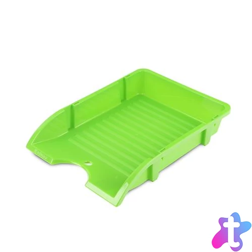 Irattálca, műanyag, törhetetlen, DONAU "Solid", világoszöld