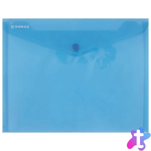 Irattartó tasak, A5, PP, patentos, DONAU, kék