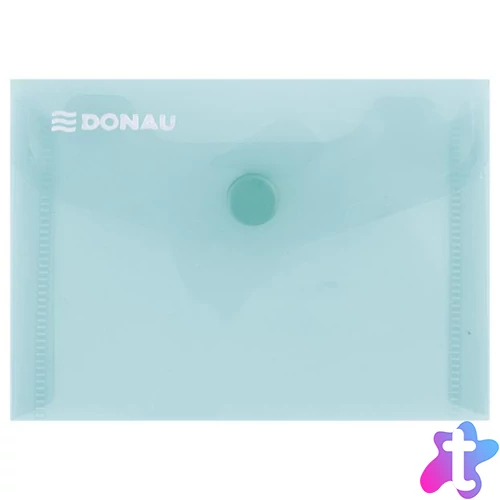 Irattartó tasak, A7, PP, patentos, DONAU, zöld