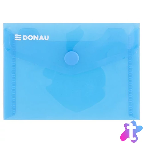 Irattartó tasak, A7, PP, patentos, DONAU, kék