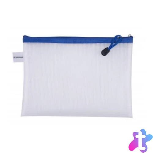 Rendszerező tasak, cipzáras, A5, 243x180 mm, DONAU, kék