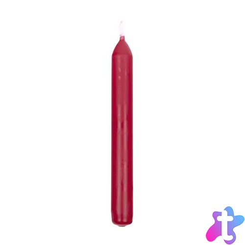 Gyertya, asztali, vékony, DONAU "Home", piros