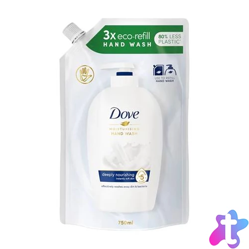 Folyékony szappan, utántöltő, 750 ml, DOVE "Deeply Nourishing"