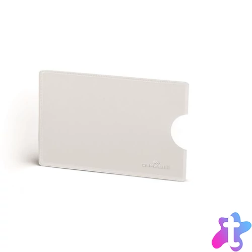 Bankkártyatartó, 1 db-os, RFID védelemmel, DURABLE, áttetsző