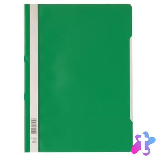 Gyorsfűző, PP, A4, DURABLE "Economy", zöld