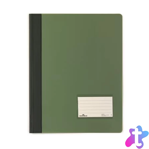 Gyorsfűző, A4, extra erős, széles, DURABLE, zöld