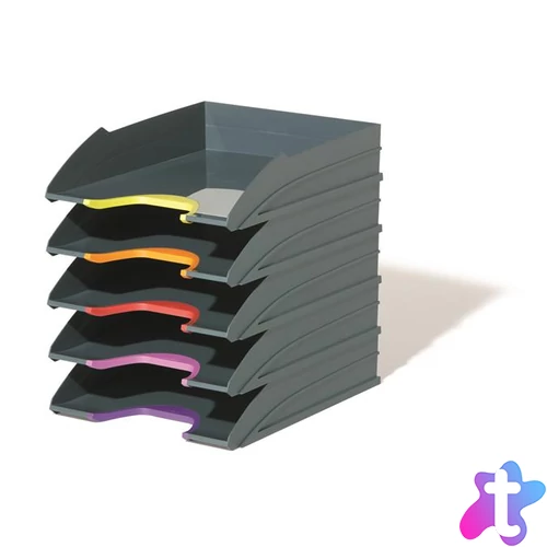 Irattálca szett, műanyag, 5 részes, DURABLE "VARICOLOR® 5"