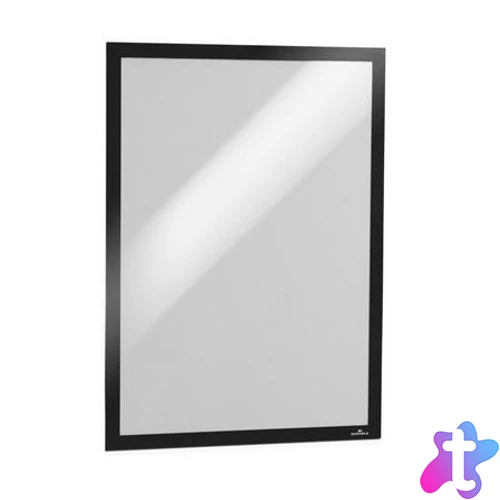 Infokeret, A2, DURABLE "DURAFRAME® POSTER", fekete