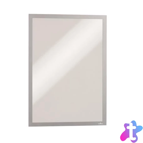 Infokeret, A3, mágneses, DURABLE "DURAFRAME® MAGNETIC", ezüst