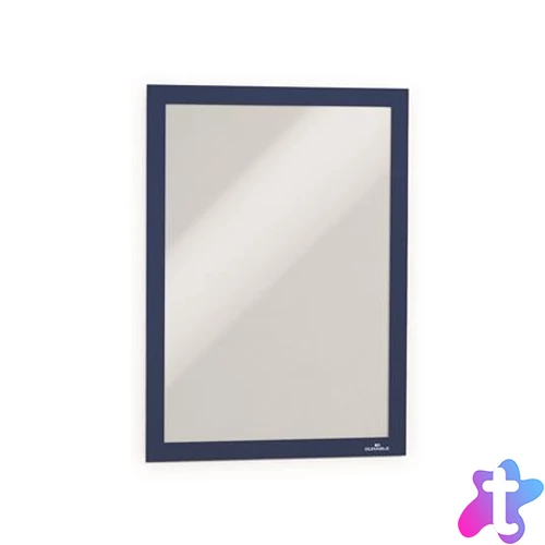 Infokeret, A4, öntapadó háttal, DURABLE "DURAFRAME®", sötétkék