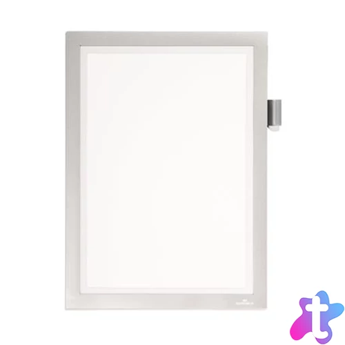 Infokeret, A4, öntapadó, jegyzetelhető, DURABLE DURAFRAME® "NOTE", ezüst