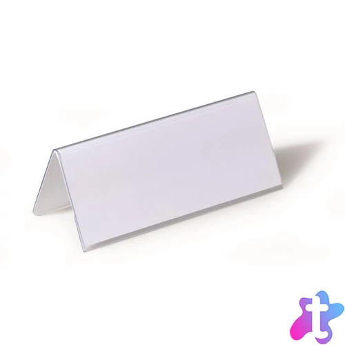 Névtábla tartó, asztali, 61/122x150 mm, DURABLE