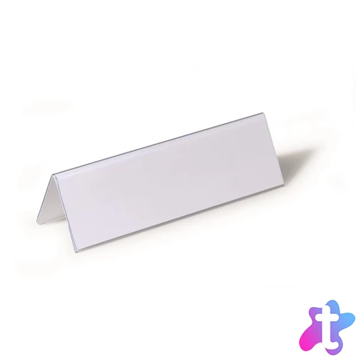 Névtábla tartó, asztali, 61/122x210 mm, DURABLE