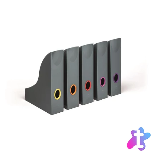 Iratpapucs készlet, műanyag, 73 mm, DURABLE "VARICOLOR®", vegyes