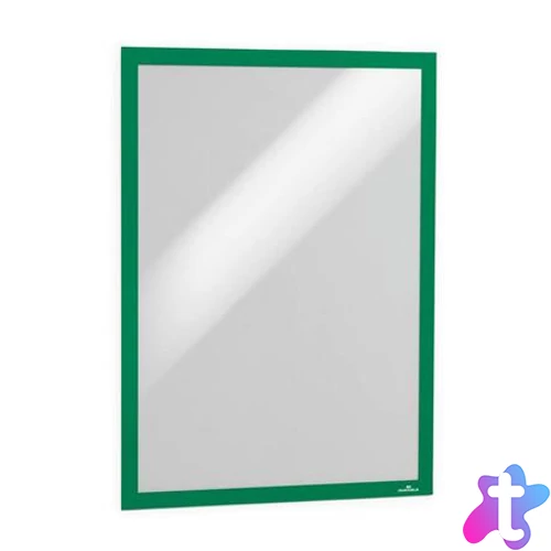 Infokeret, A3, öntapadó háttal, DURABLE "DURAFRAME®", zöld