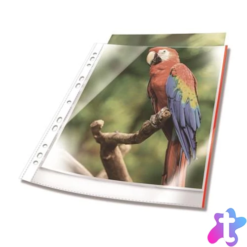 Genotherm, lefűzhető, PP, A4, 80 mikron, DURABLE "Prémium", piros