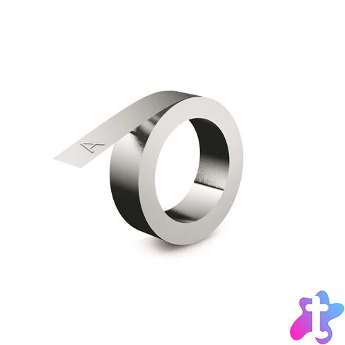 Feliratozógép szalag, alumínium, öntapadó, 12 mm x 4 m, DYMO "M1011"