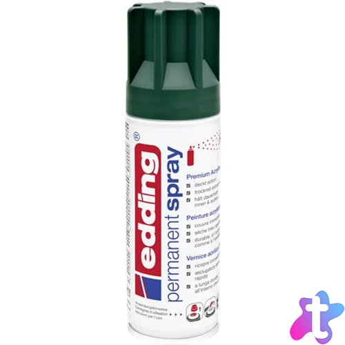 Akrilfesték spray, 200 ml, EDDING "5200", matt sötétzöld