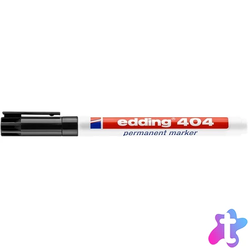 Alkoholos marker, 0,75 mm, kúpos, EDDING "404", fekete