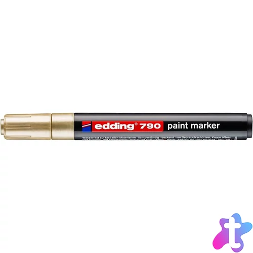 Lakkmarker, 2-3 mm, EDDING "790", arany